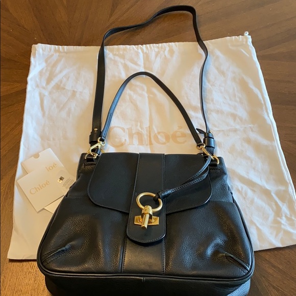 Chloe Lexa Grained Cross Body Shoulder Bag - Picture 3 of 13